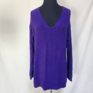 Deep Deep Purple (Closest To Color Is Picture With‎ Chaps Tag) Medium Sweater